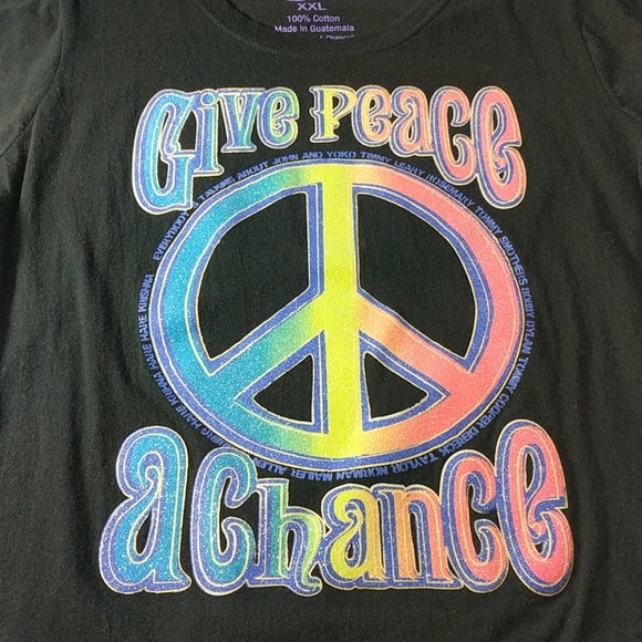 John Lennon Give Peace a chance t-shirt - Picture 4 of 4